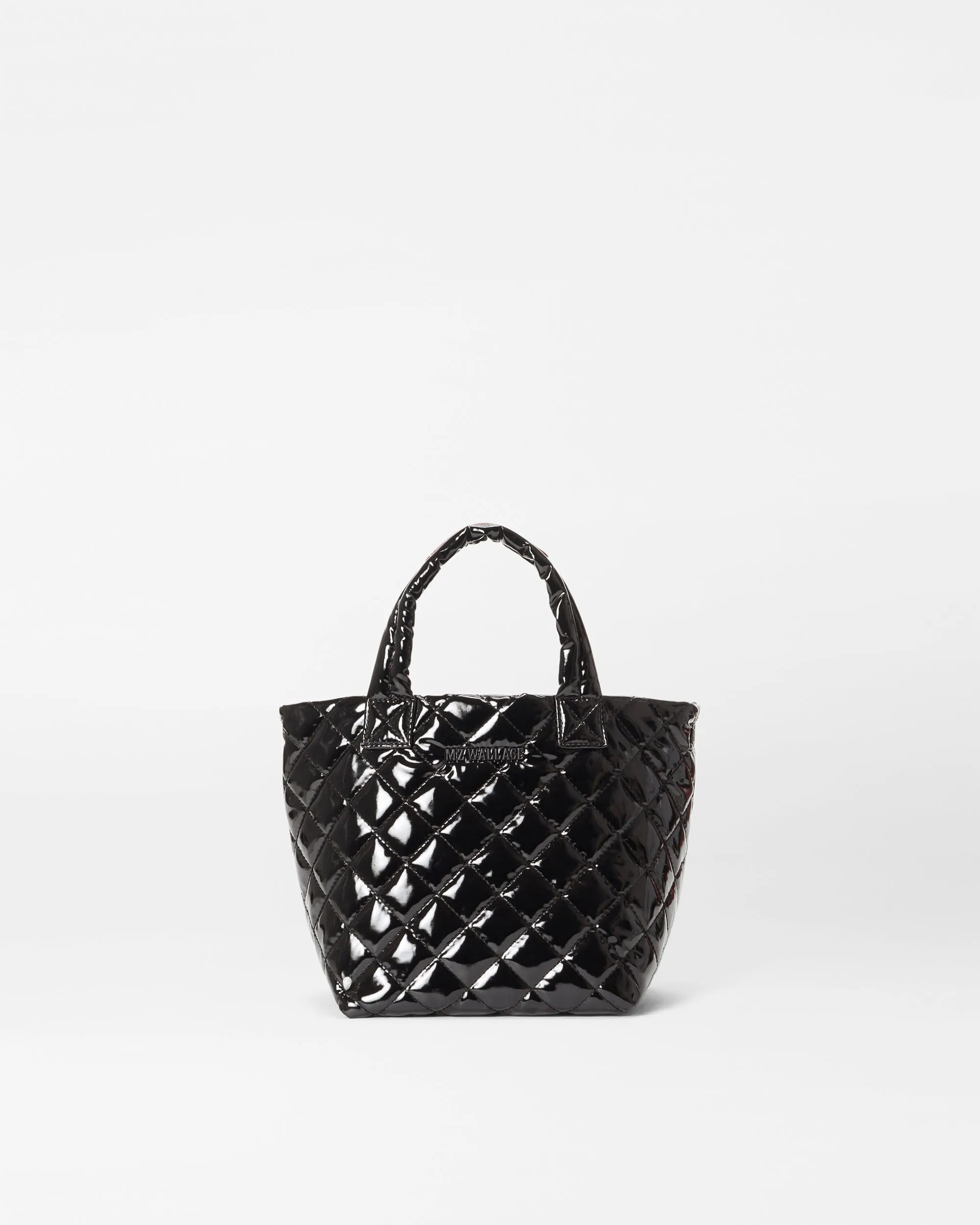 Micro Metro Tote Deluxe | Black Lacquer