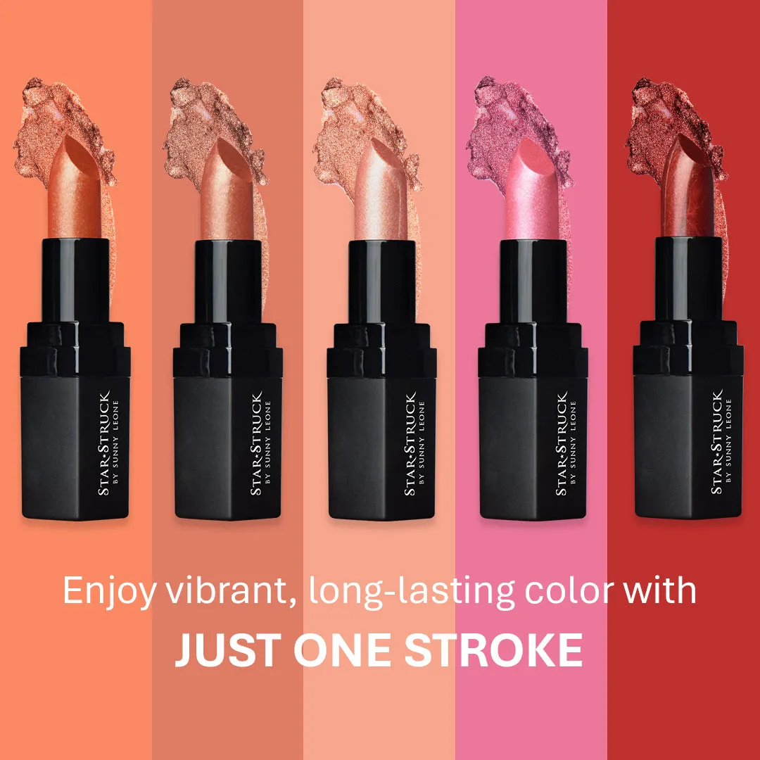 Midnight Twinkle - Shimmer Lipstick - Maroon, Metallic Lipsticks | 4.2gms