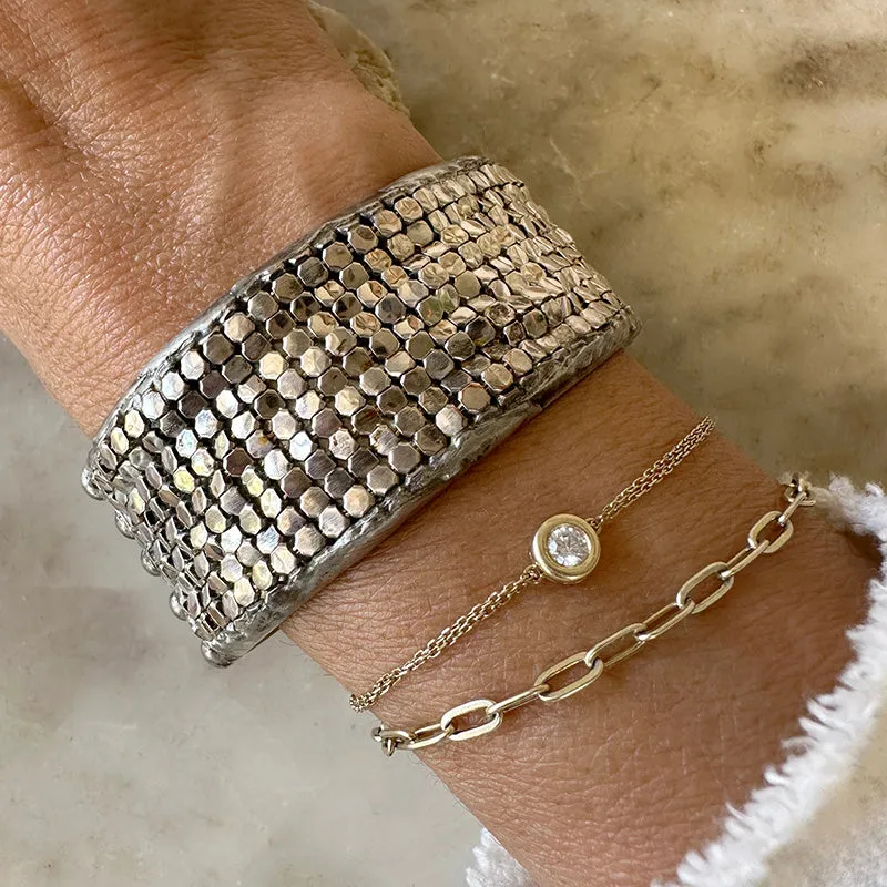 Mikal Winn Silver Shimmer Cuff