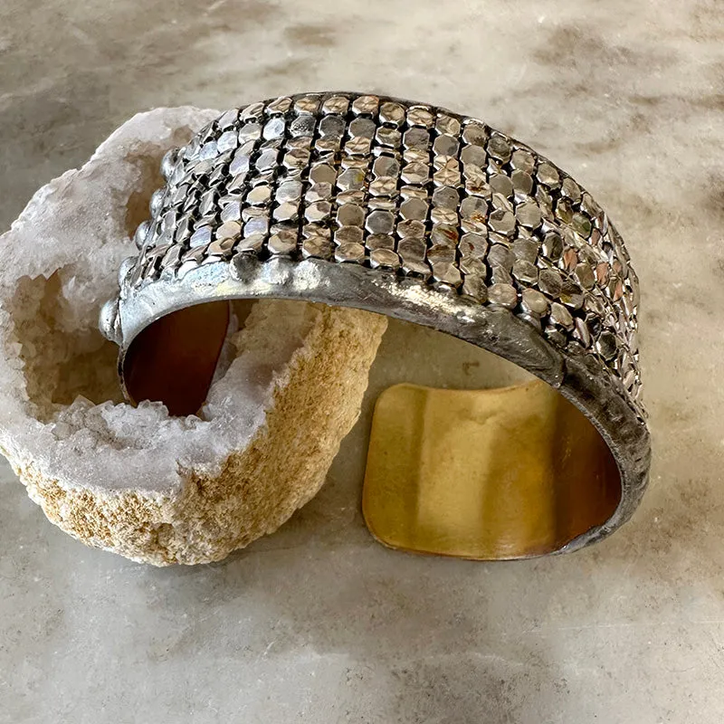 Mikal Winn Silver Shimmer Cuff