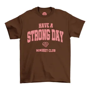 Mindset Club Statement Shirt - Chocolate