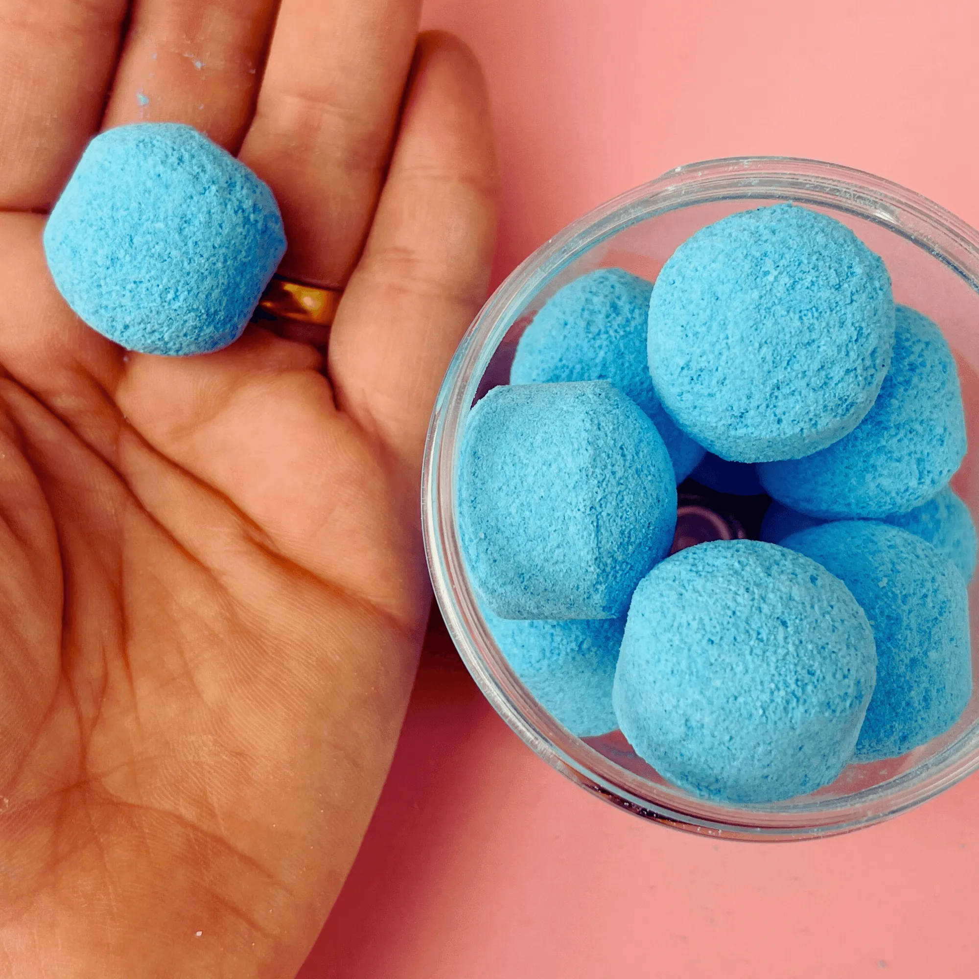 Mini Bath Bombs with Lavender & Bergamot Oils