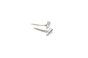 Mini Horn Earrings - Sterling Silver