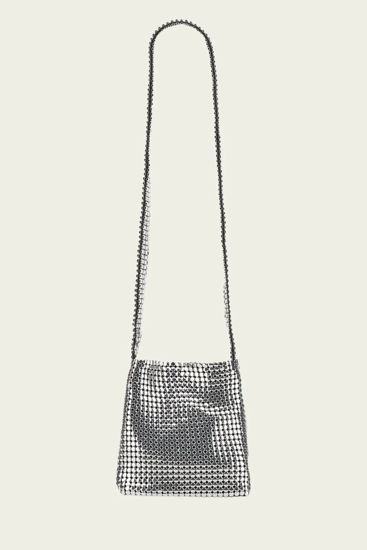 Mini Pixel Bag in Silver