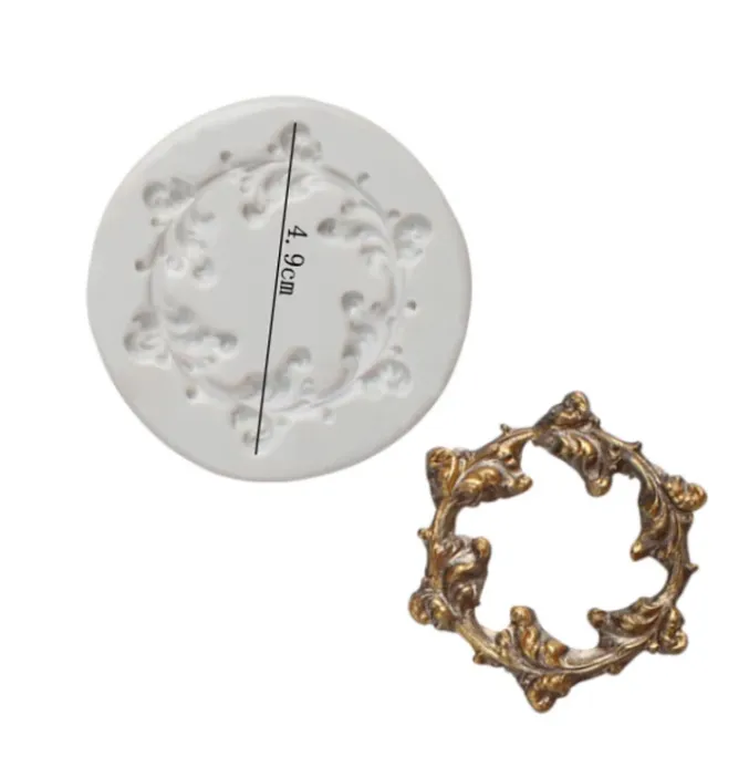 MINI ROUND SCROLL FRAME MOULD