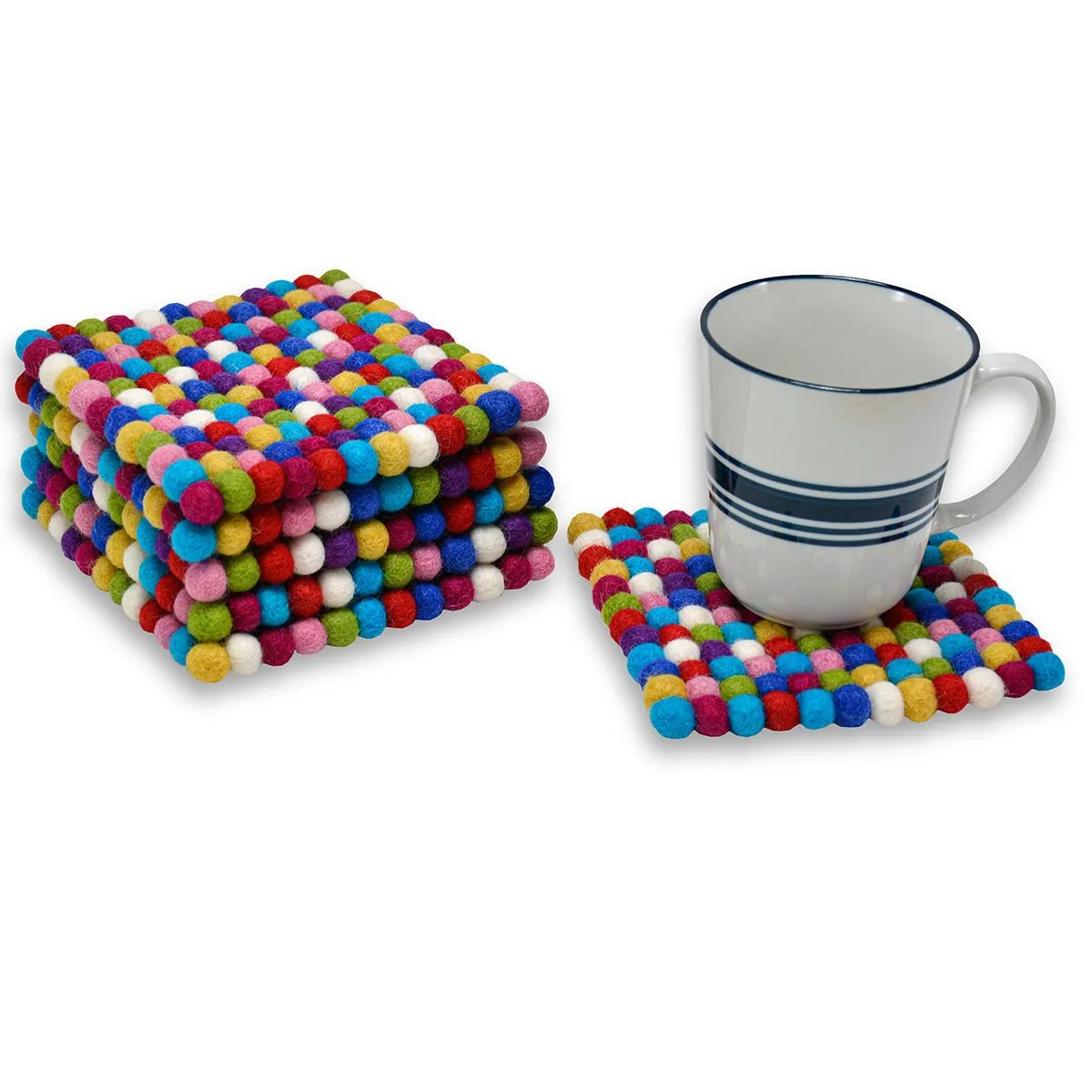 Mini Square Ball Mat- Multi Color