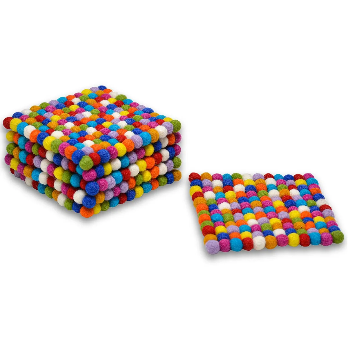 Mini Square Ball Mat- Multi Color
