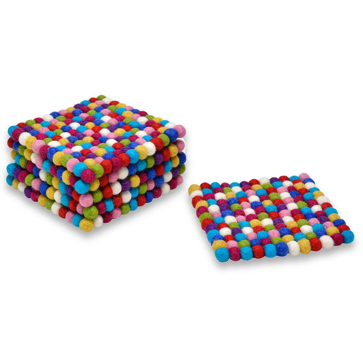Mini Square Ball Mat- Multi Color