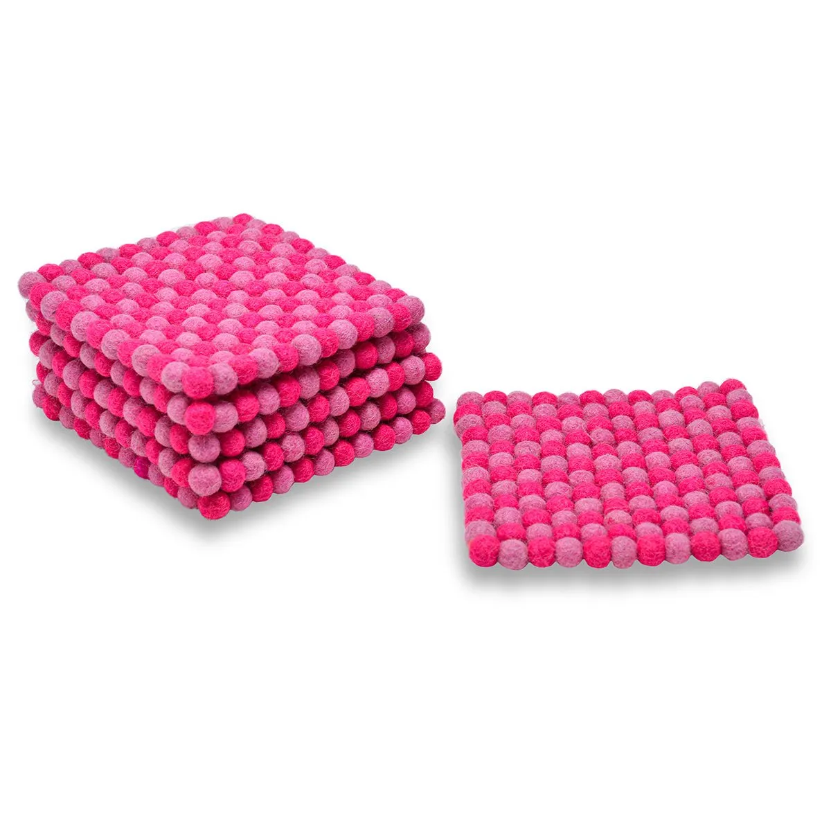 Mini Square Ball Mat- Pink