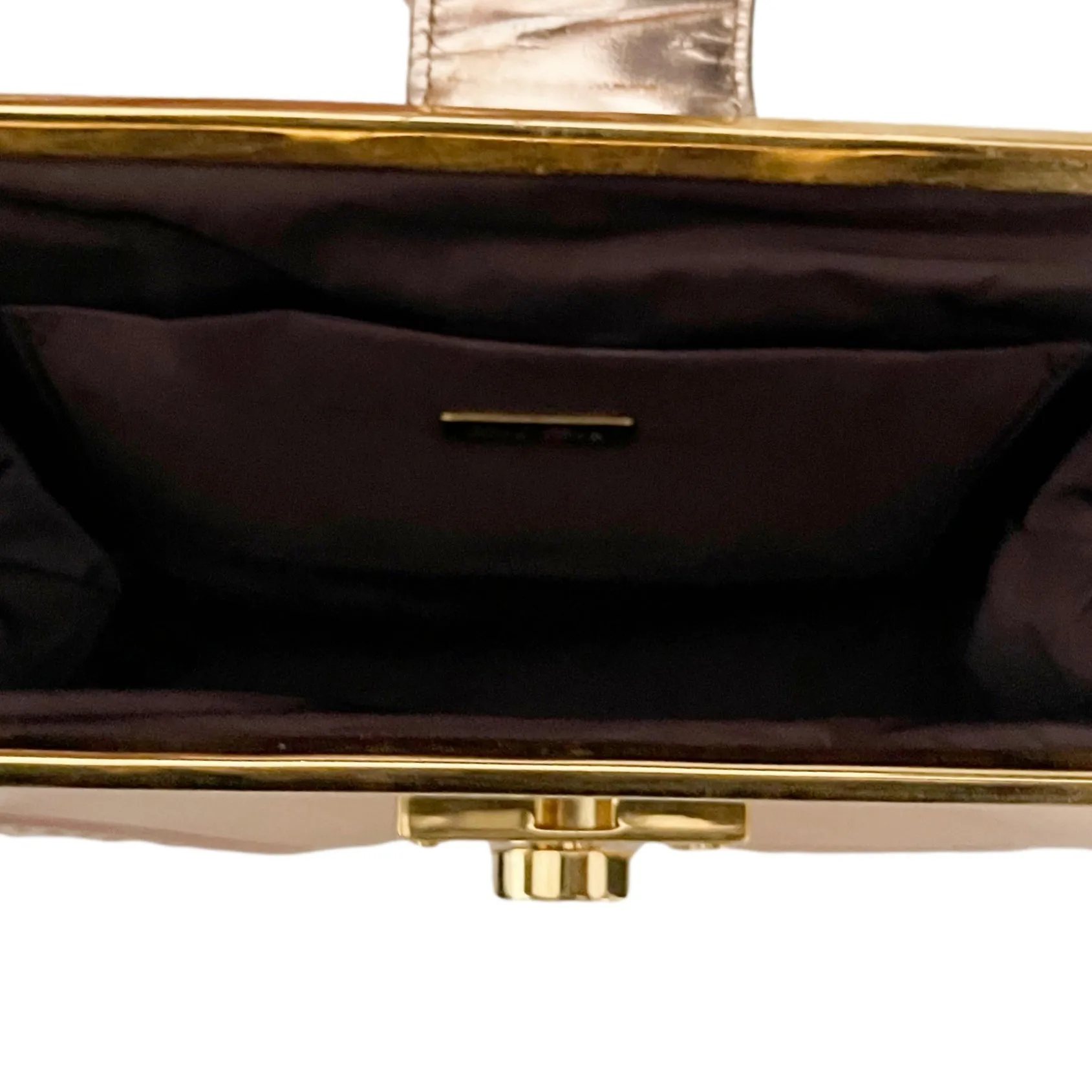 Miu Miu Rose Gold Mini Bag