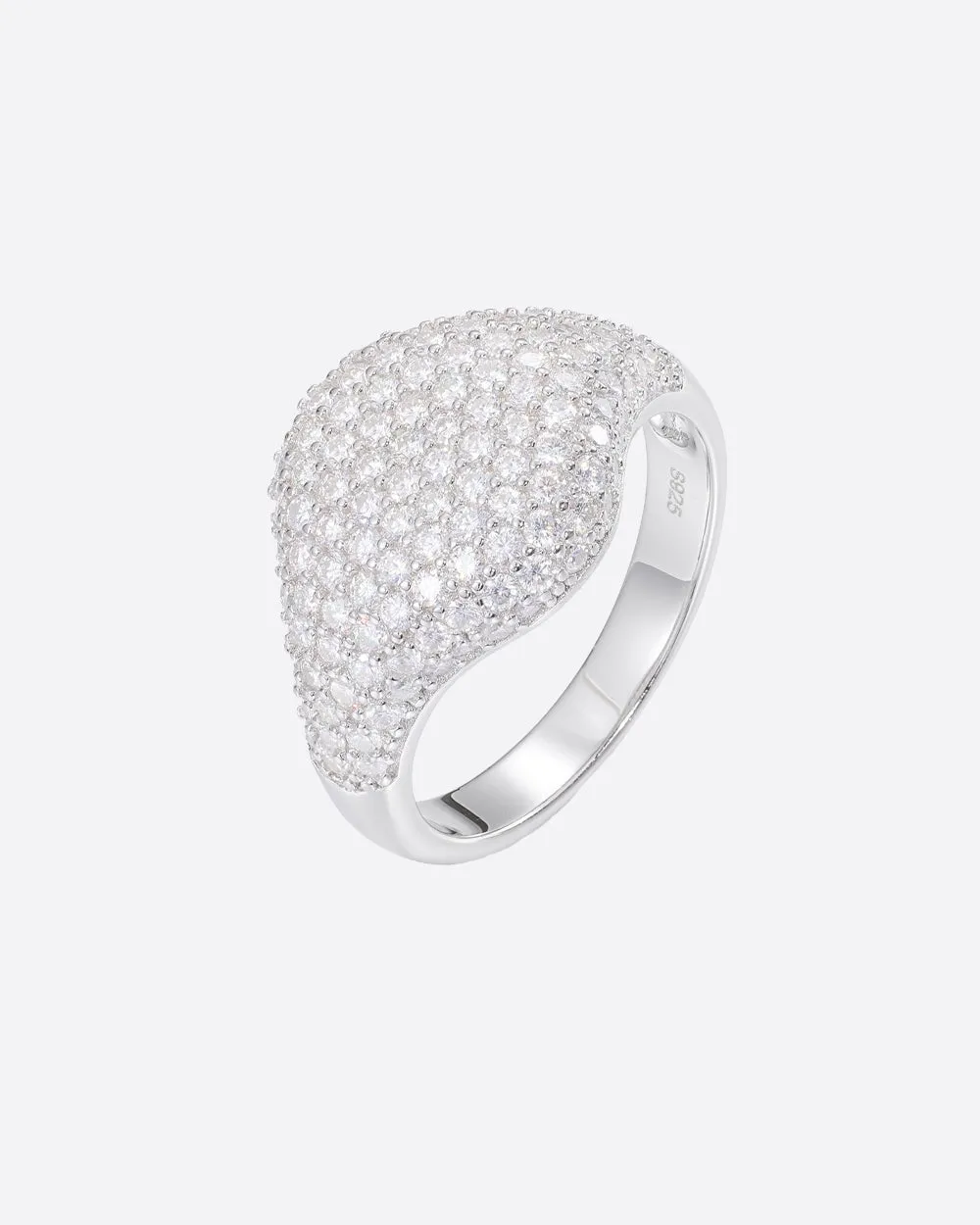 MOISSANITE STATEMENT RING.