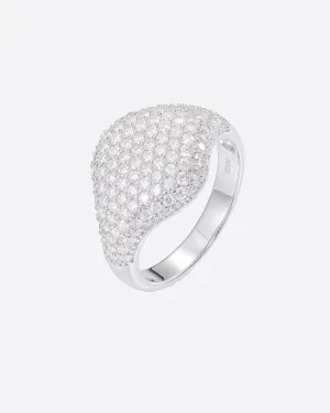 MOISSANITE STATEMENT RING.