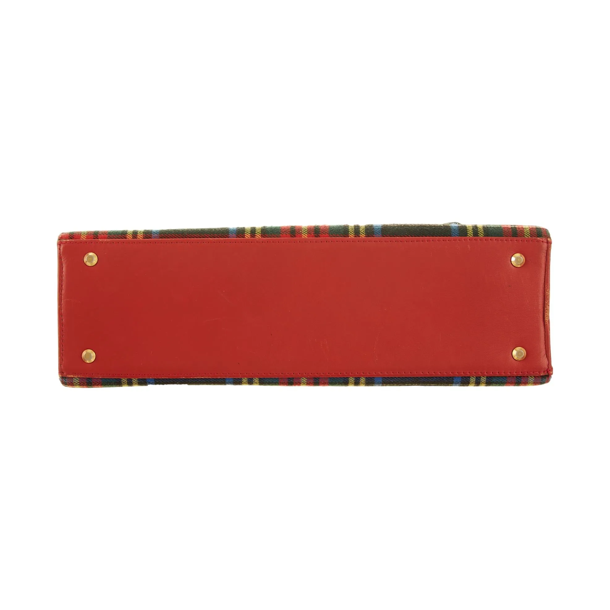 Moschino Plaid Punk Chic 2-Way Bag