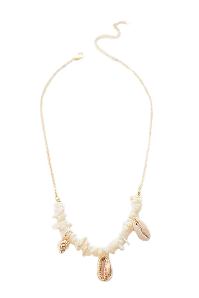 Multi-Shell Delicate Pendant
