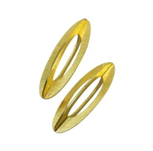 Mysterium Collection Sterling  Marquis Pod Earrings