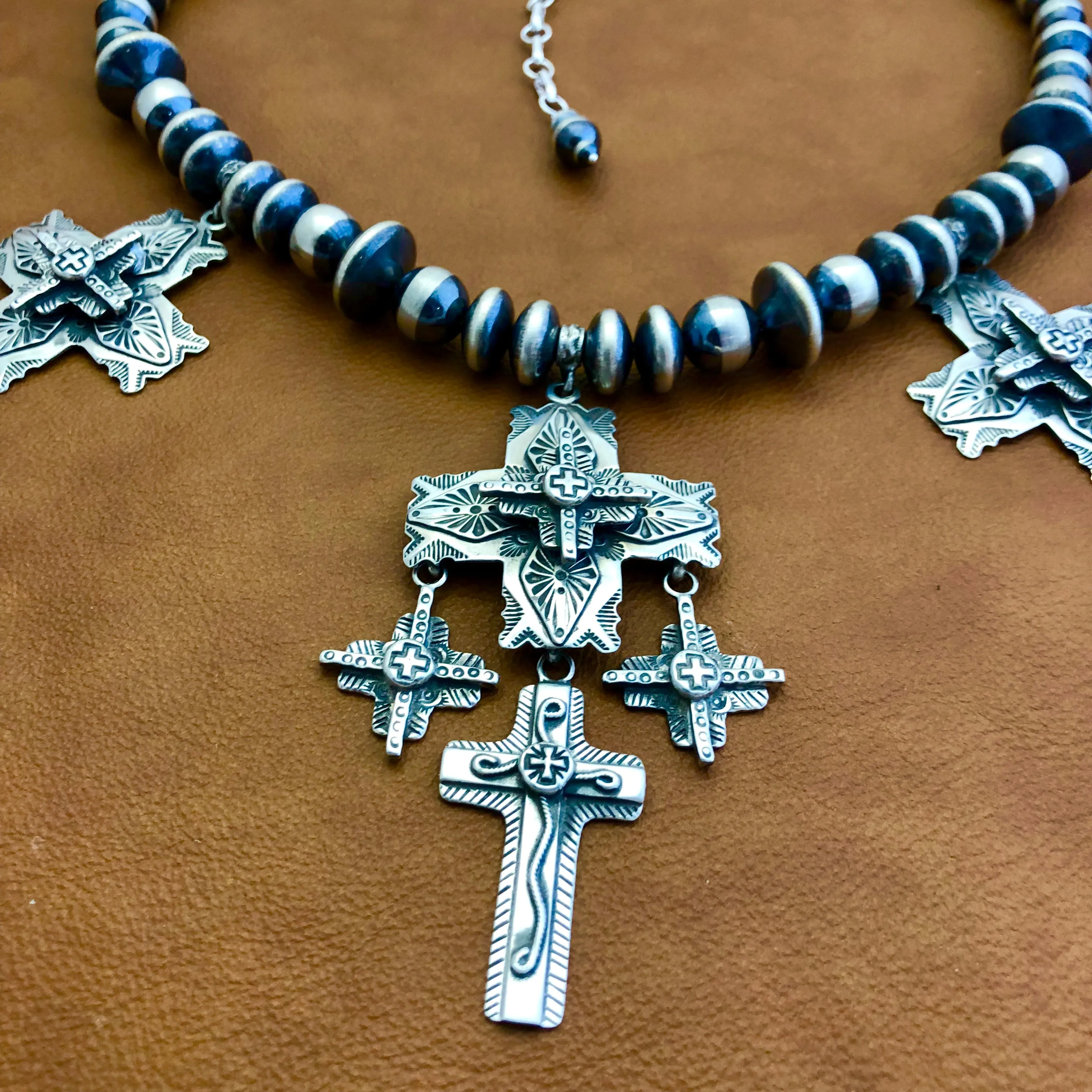 N202 Statement Cross Necklace