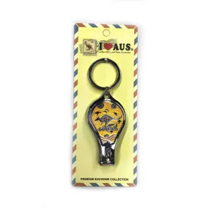 Nail Clipper Aboriginal Kangaroo Yellow