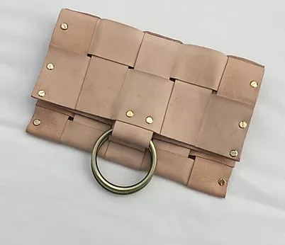 Nancy Broglio Woven Leather Bag