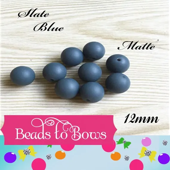 New 50 Matte 12mm Satin Finish Mauve Bubblegum Beads, Gumball Beads, Round Beads, Bubblegum Beads, Beading Supply, Jewelry Supply