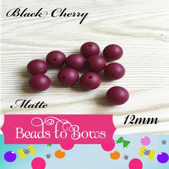 New 50 Matte 12mm Satin Finish Mauve Bubblegum Beads, Gumball Beads, Round Beads, Bubblegum Beads, Beading Supply, Jewelry Supply