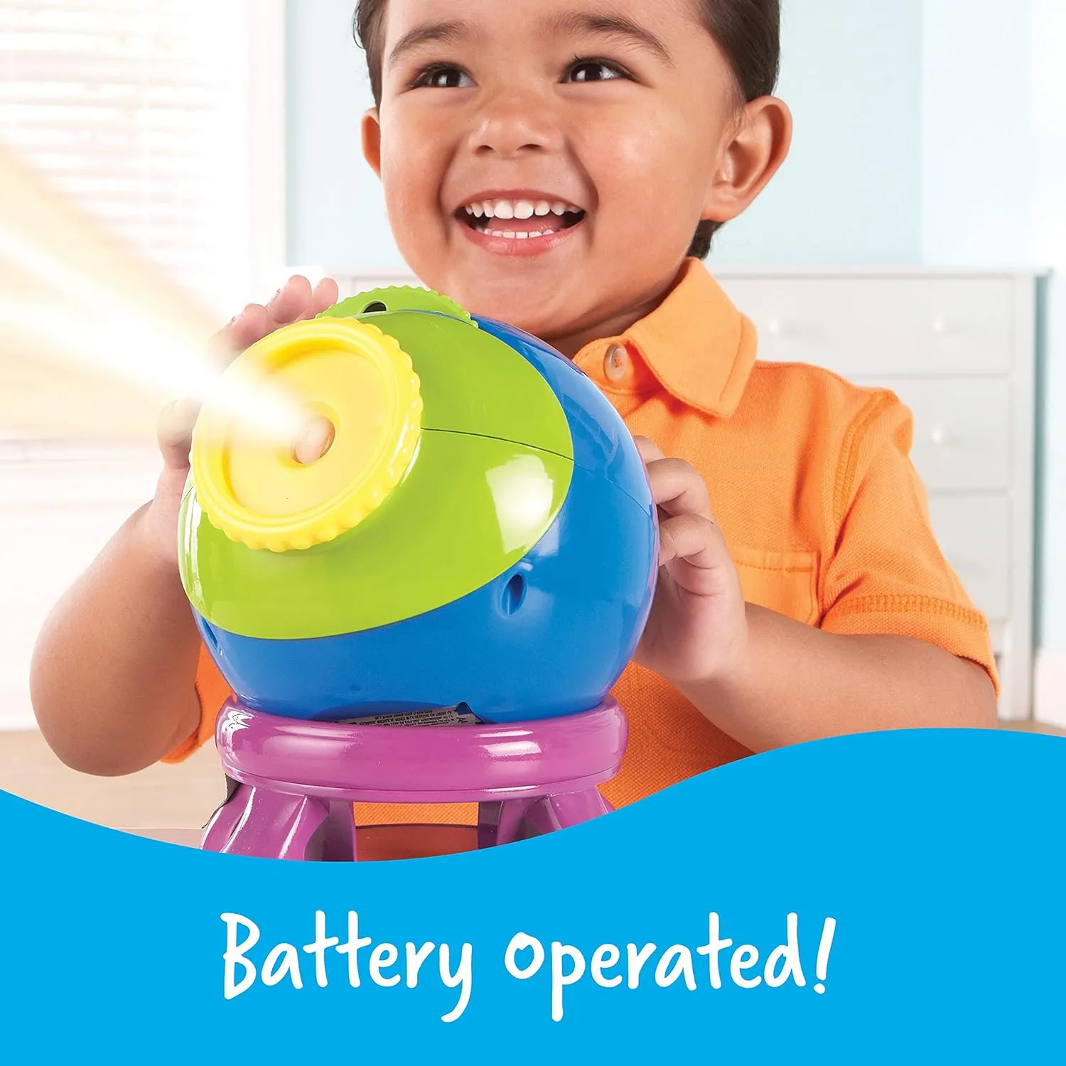 New in box! Learning Resources Shining Stars Projector, Solar System Space Toy Set, 5 Piece Set, Ages 3  Retails $55 