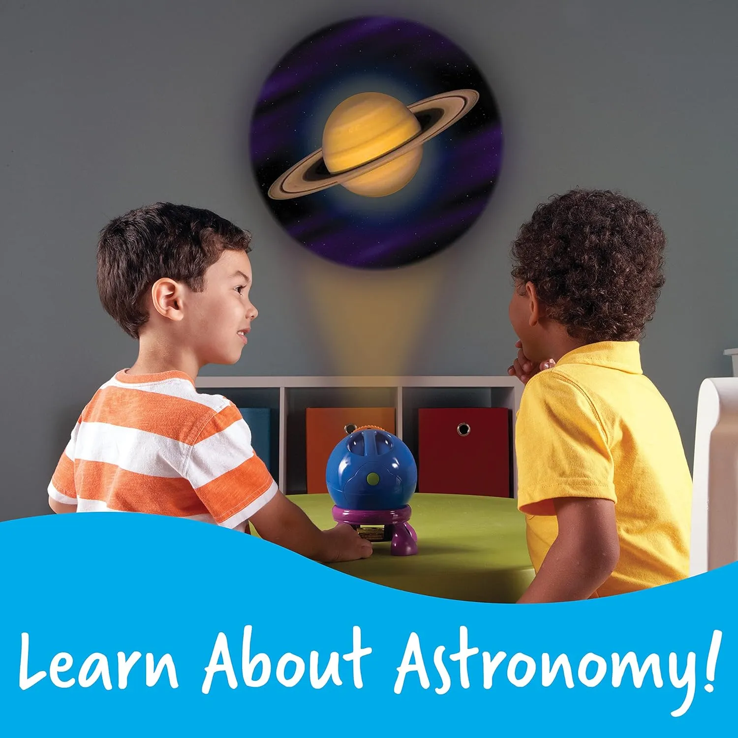 New in box! Learning Resources Shining Stars Projector, Solar System Space Toy Set, 5 Piece Set, Ages 3  Retails $55 
