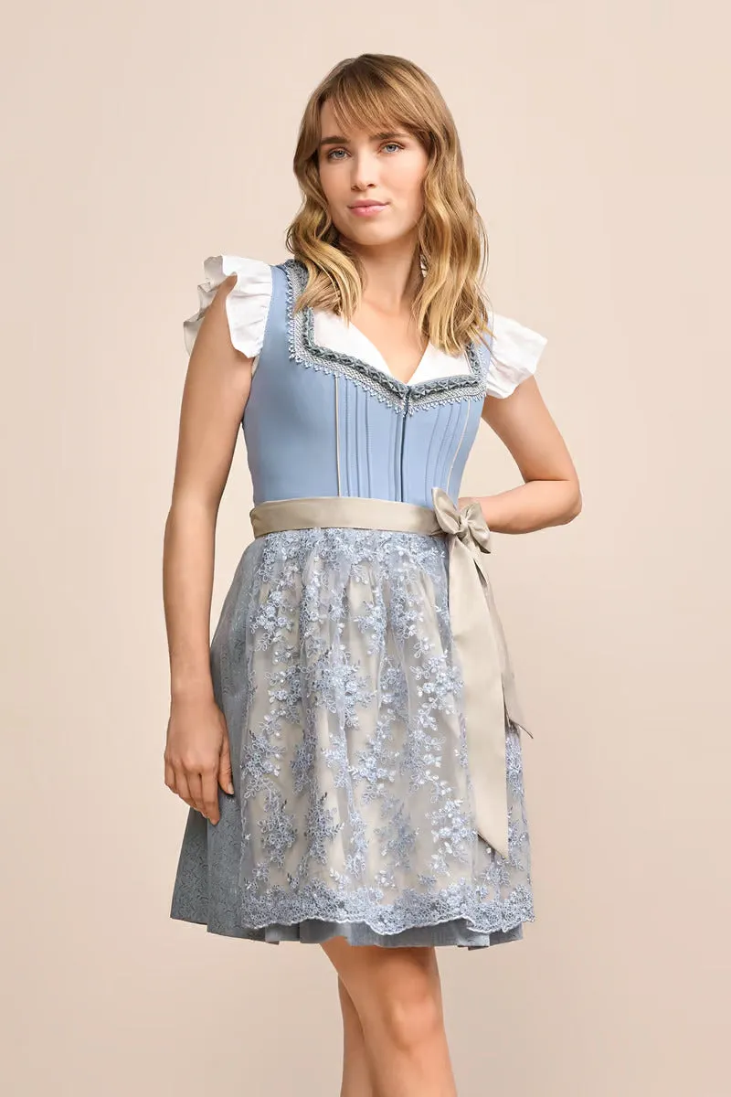 (new) Kruger Mini Dirndl 2pcs. 50cm "Jaleena" blue