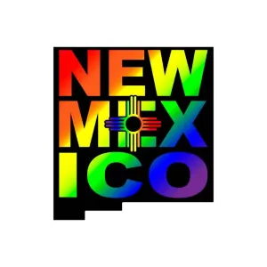 New Mexico Rainbow Graphic Decal