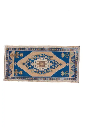 No. 1439 Mini Turkish Vintage Rug - 1'11'' x 3'11''