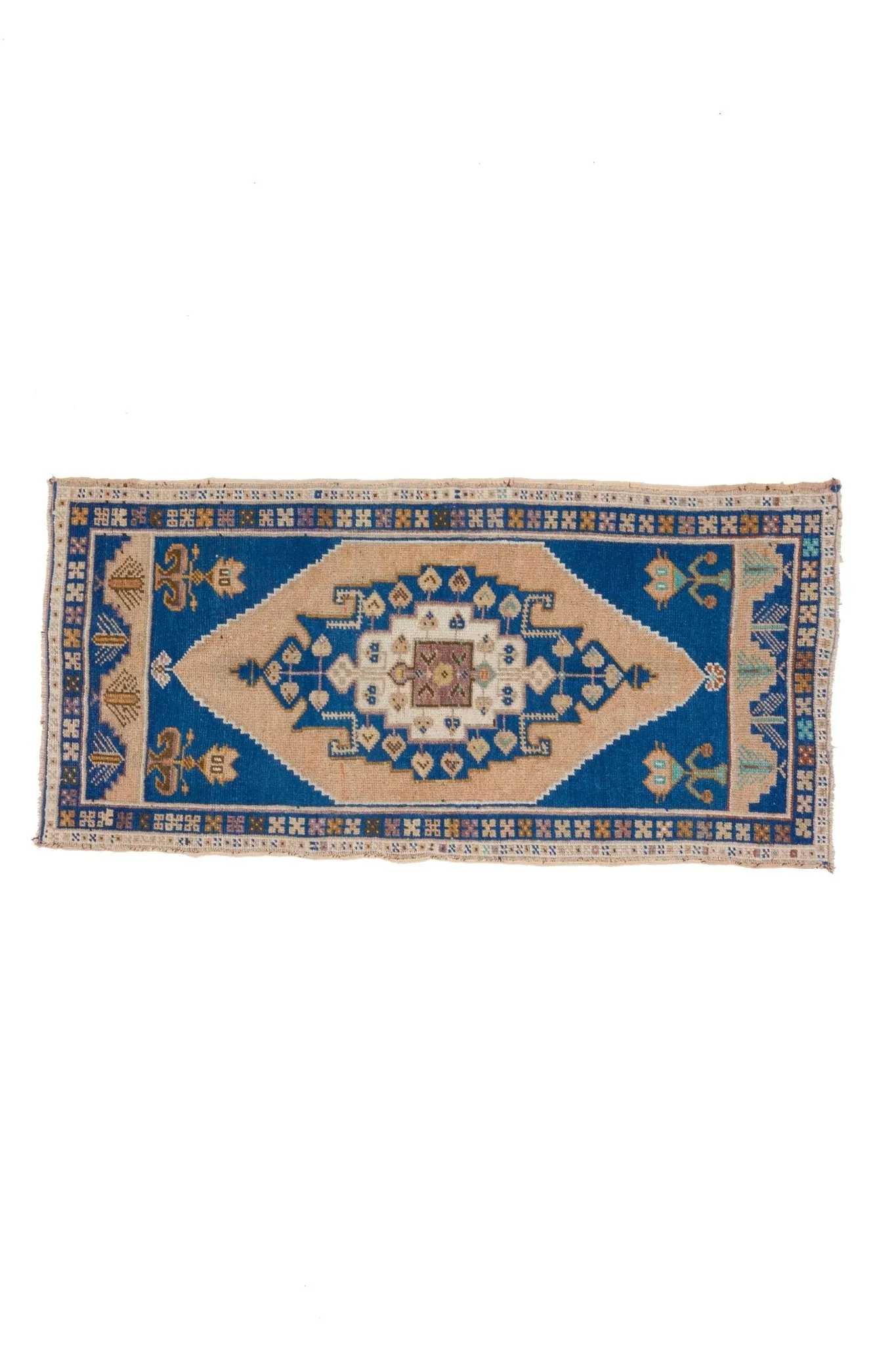 No. 1439 Mini Turkish Vintage Rug - 1'11'' x 3'11''