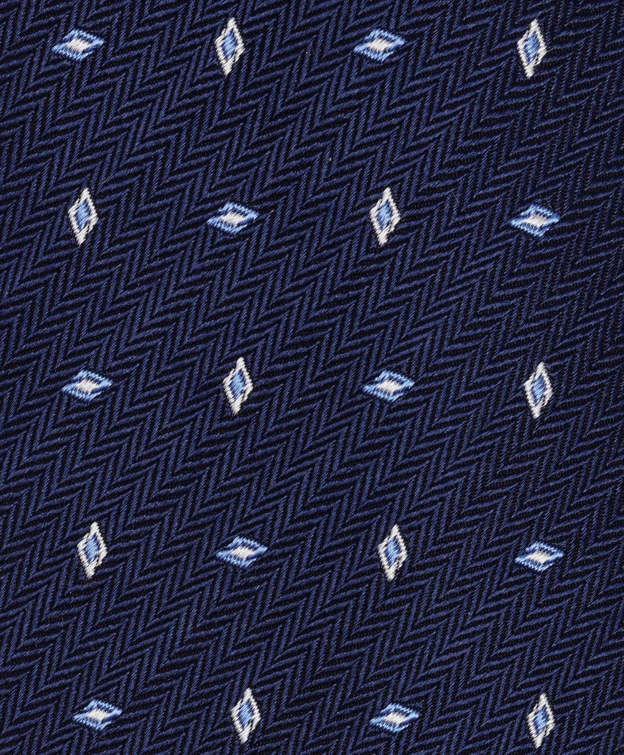 NTR09294412 | Navy Neat Jacquard Tie