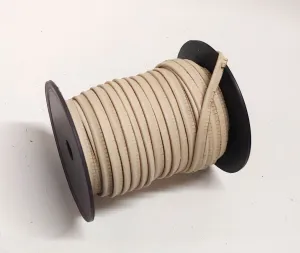 Nude Lamb Slashed Cowhide Leather Cord Piping  5/16" (3 yds) 2095XLA