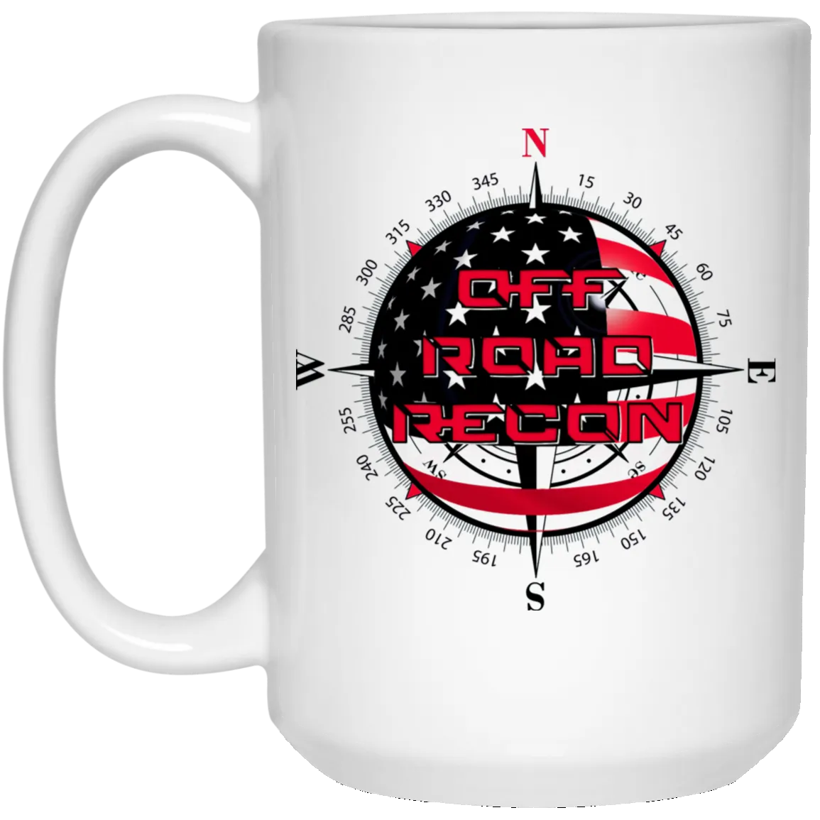 Off-Road Recon dye sub 21504 15 oz. White Mug