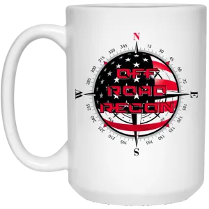 Off-Road Recon dye sub 21504 15 oz. White Mug