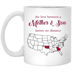 Oklahoma Georgia The Love Between Mother And Son Mug
