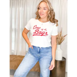 One of the Boys Cropped Tee