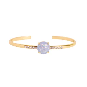 Ophelia Opal & Crystal Gold Cuff Bracelet