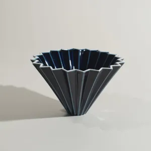 Origami - Medium Dripper & Holder - Navy