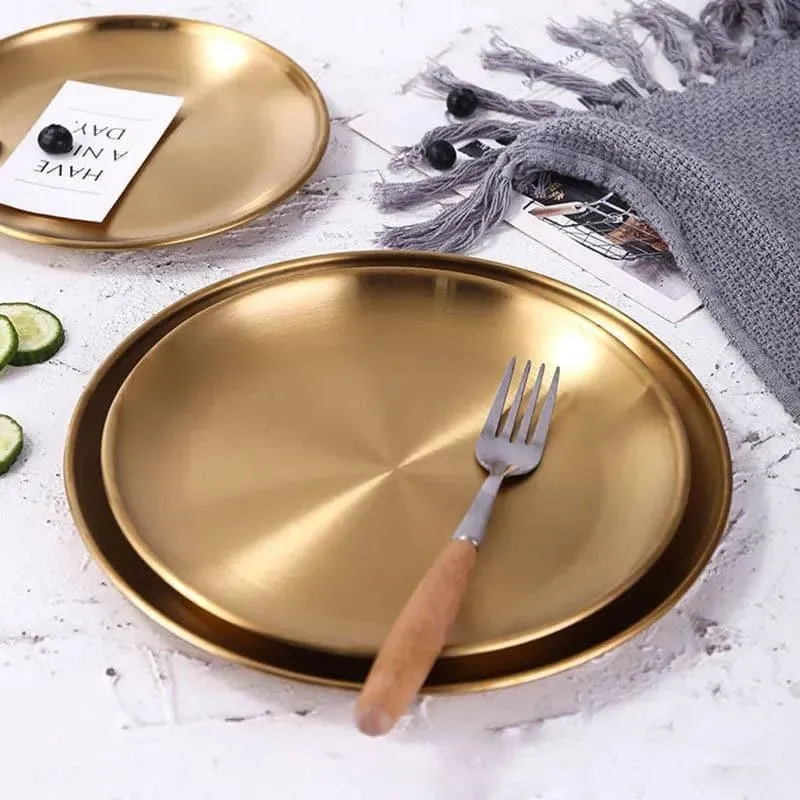 Osiris Gilded Serving Plates