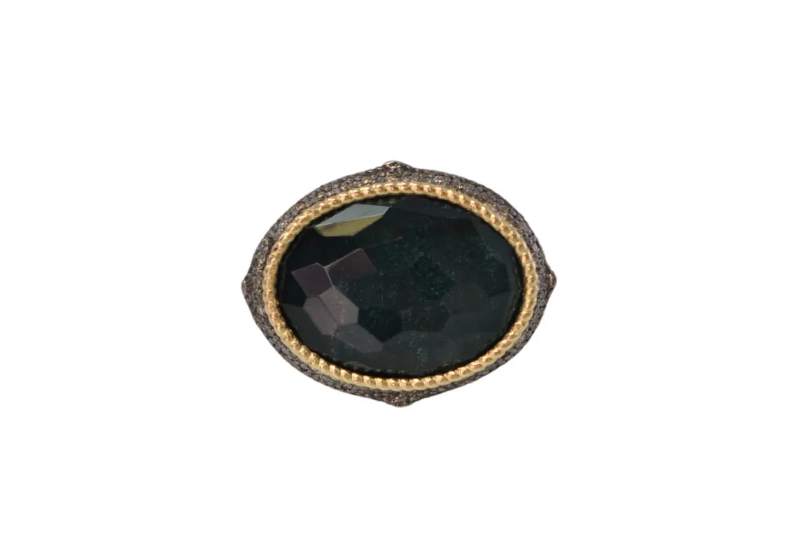 Oval Bloodstone Statement Ring