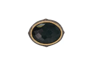 Oval Bloodstone Statement Ring