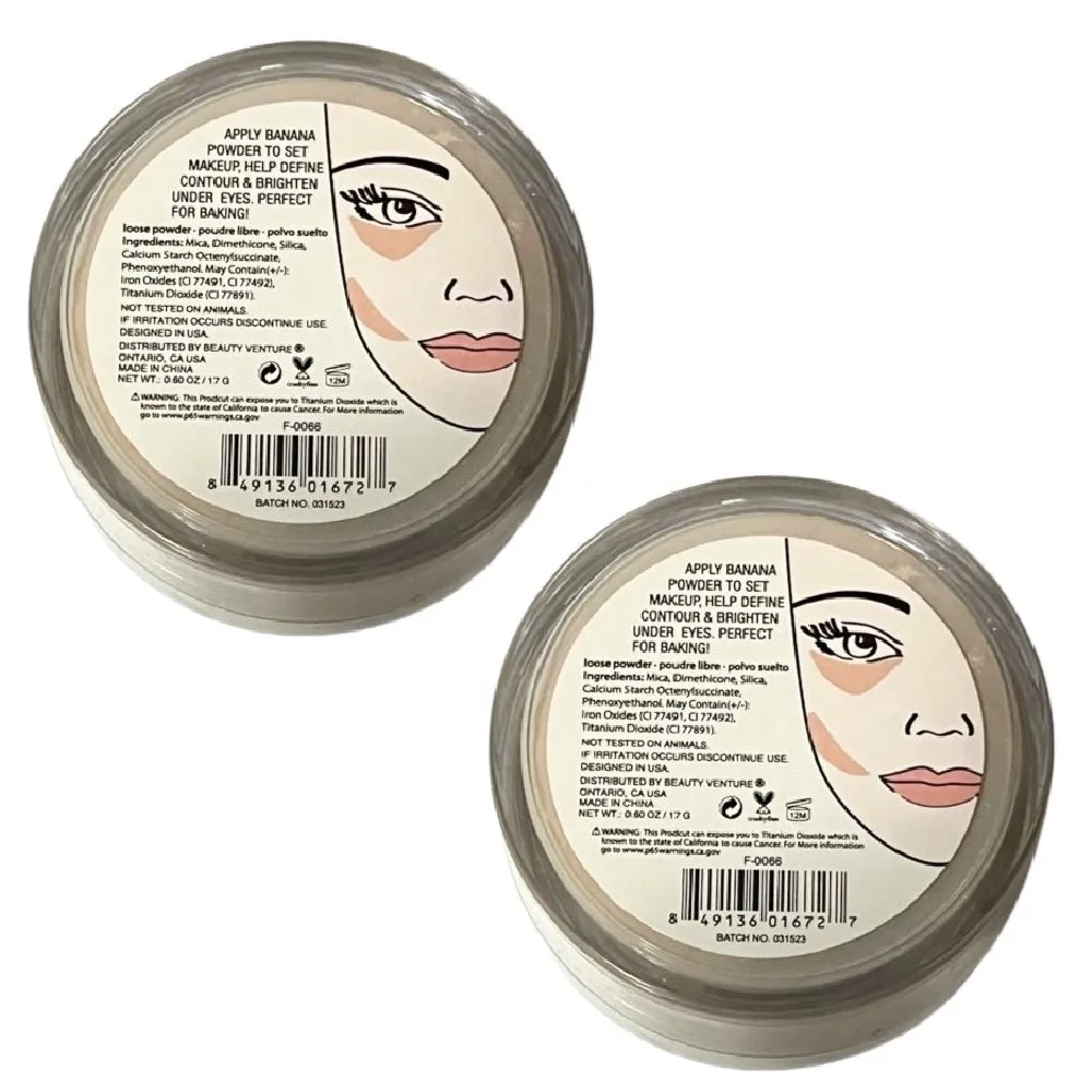 Pack of 2 City Color Banana Powder Matte Finish