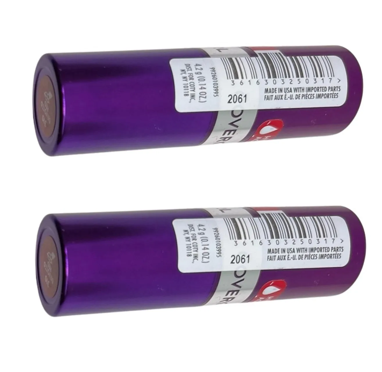 Pack of 2 CoverGirl Simply Ageless Moisture Renew Core Lipstick, Devoted Red 310