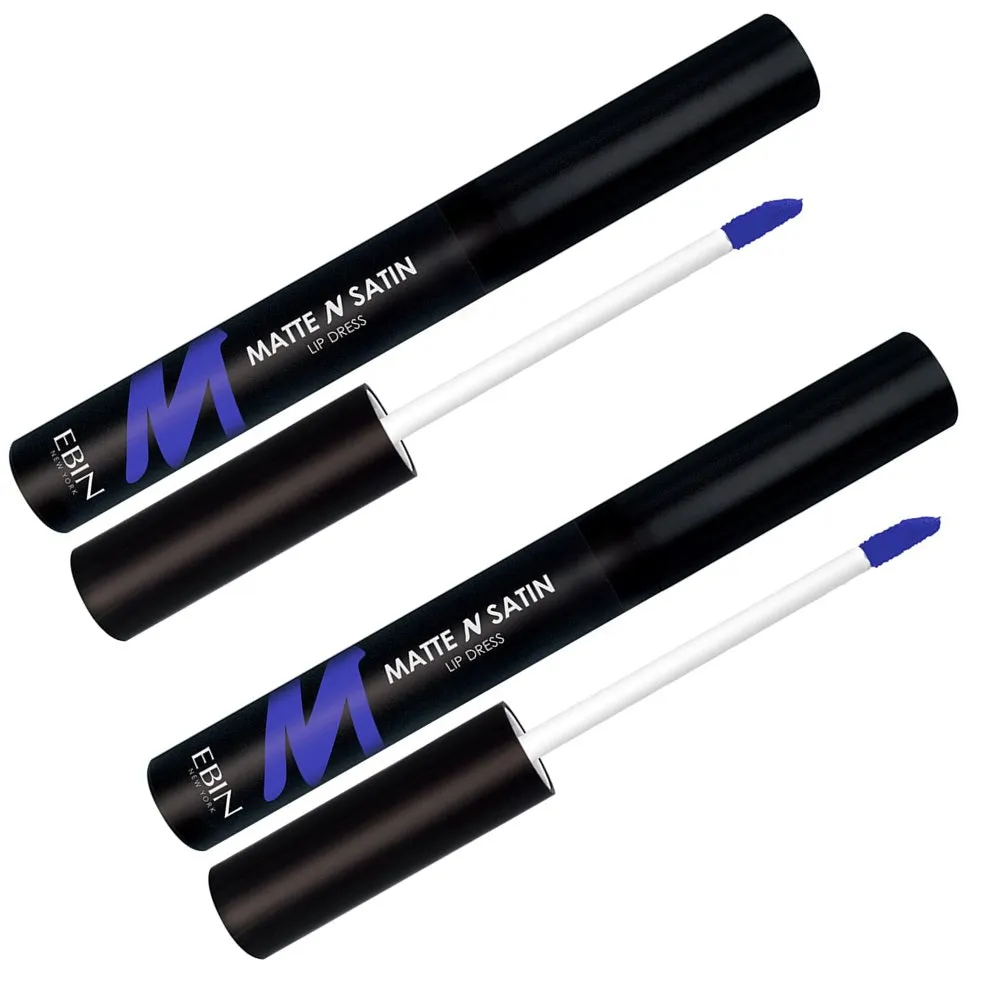 Pack of 2 Ebin New York Matte N Satin Lip Dress, Pleasing CMSLD04
