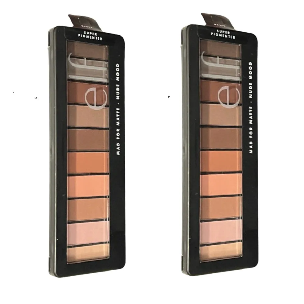 Pack of 2 e.l.f. Eyeshadow Palette, Mad for Matte - Nude Mood 83272