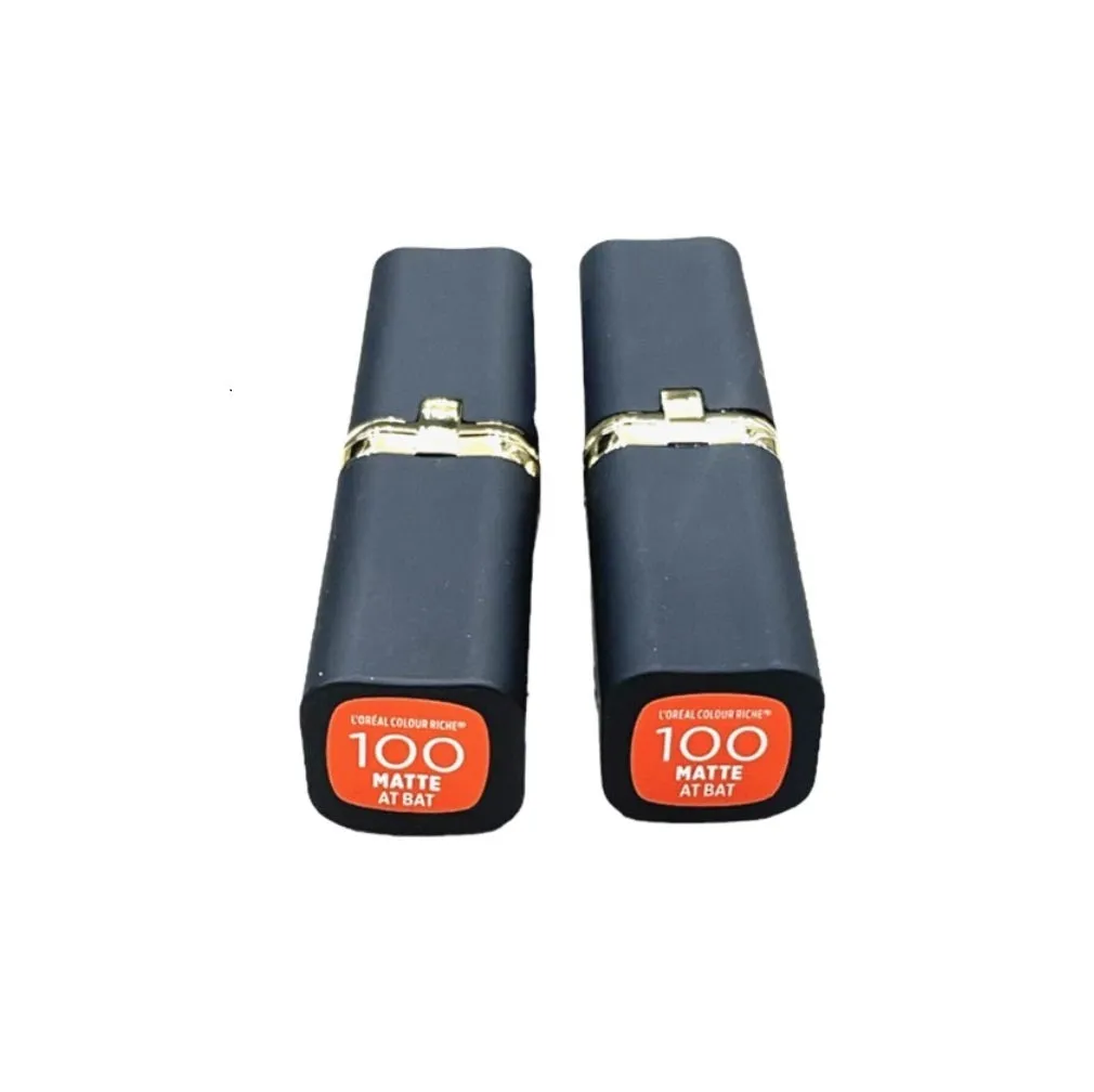 Pack of 2 L'Oreal Paris Colour Riche Collection Lipstick, Matte At Bat 100