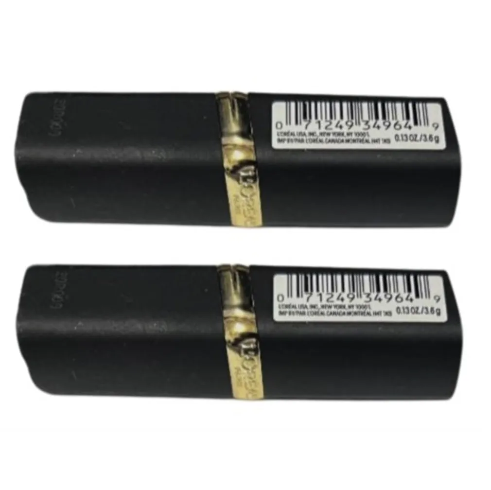 Pack of 2 L'Oreal Paris Colour Riche Collection Lipstick, Matte At Bat 100