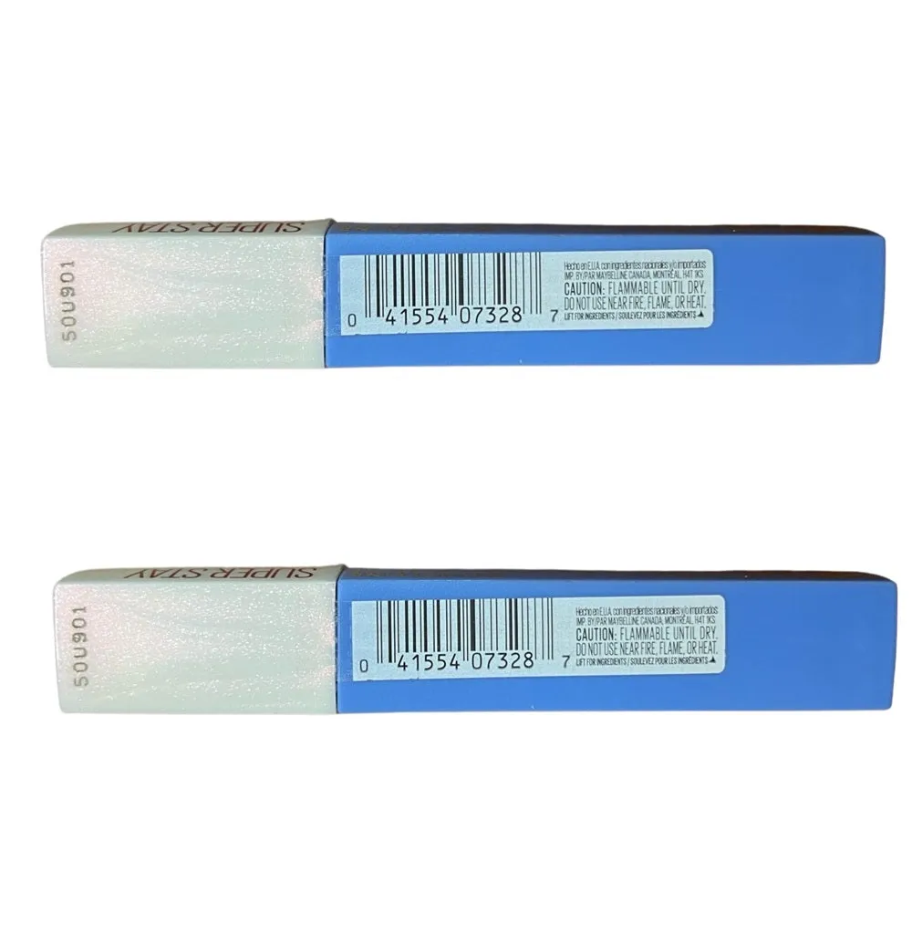 Pack of 2 Maybelline New York SuperStay Matte Ink Liquid Lipstick, Birthday Babe 415