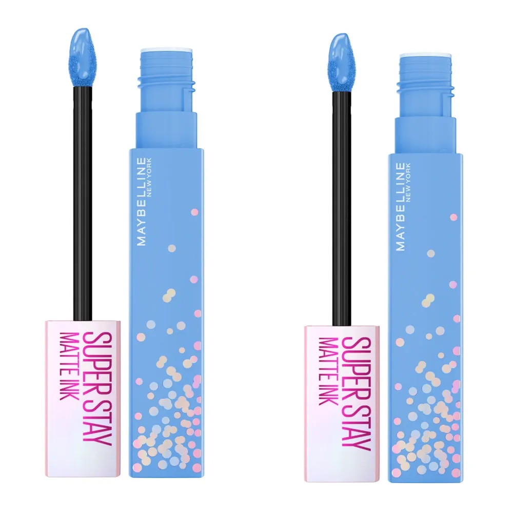 Pack of 2 Maybelline New York SuperStay Matte Ink Liquid Lipstick, Birthday Babe 415