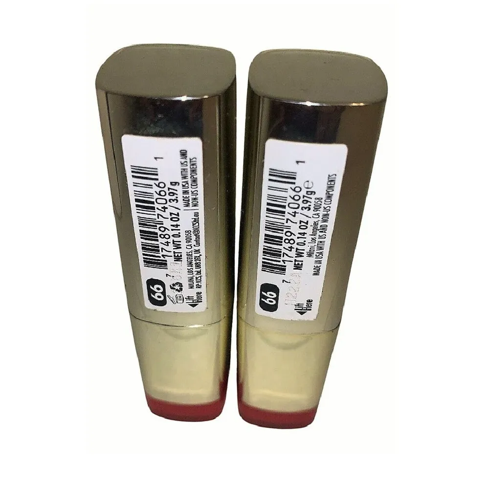 Pack of 2 Milani Color Statement Lipstick, Matte Passion # 66